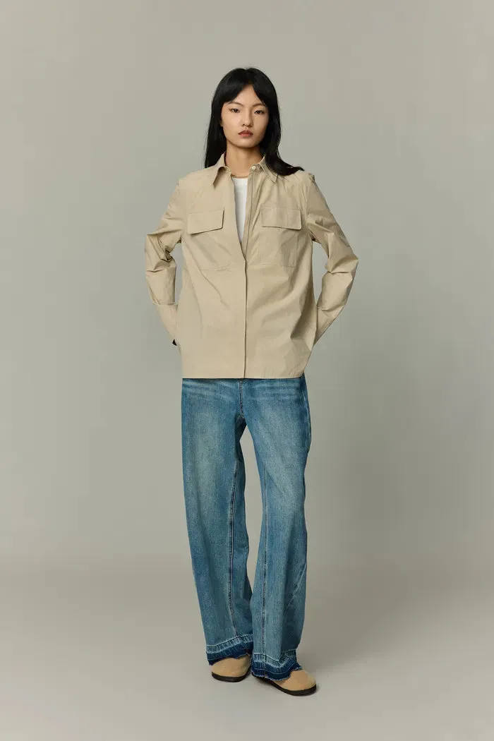 Adeline Shirt in Cotton Twill sold by Fabrique product image thumbnail 3