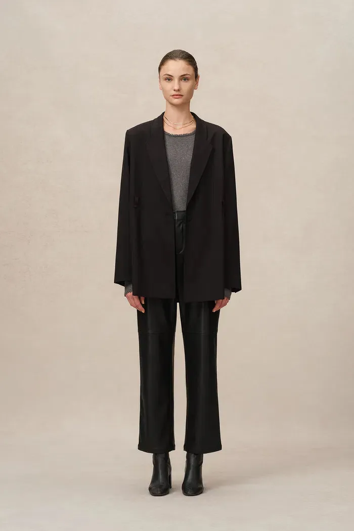 Aseana Cropped Pants in Vegan Leather sold by Fabrique product image thumbnail 3