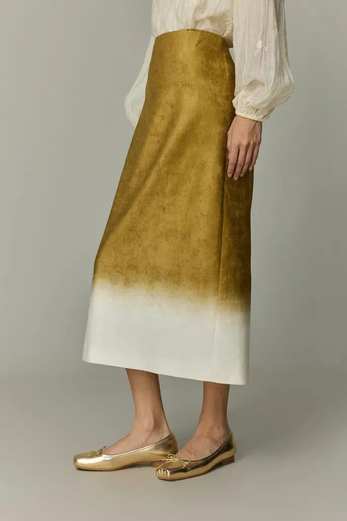 Virens Midi Skirt in Soft Velvet sold by Fabrique product image thumbnail 5