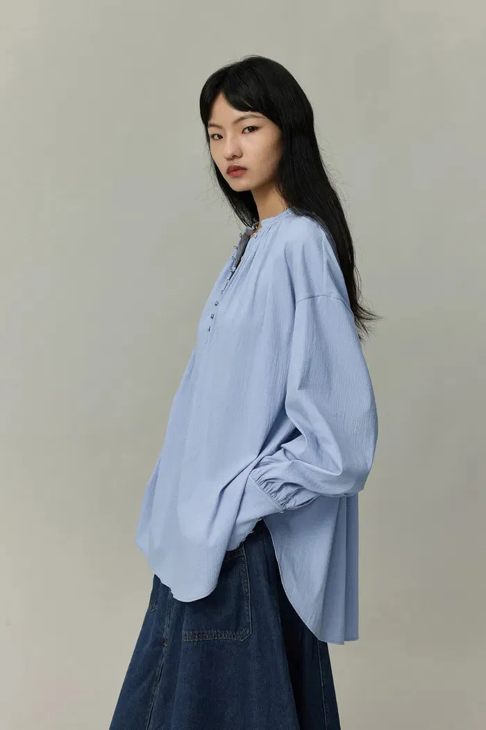 Lila Laidback French Shirt in Tencel-Cotton sold by Fabrique product image thumbnail 5
