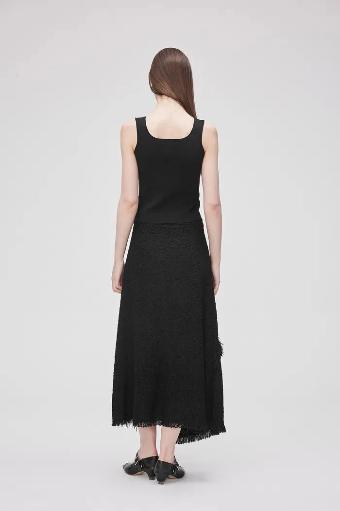 Edy Fringed Midi Skirt in Lightweight Tweed sold by Fabrique product image thumbnail 4