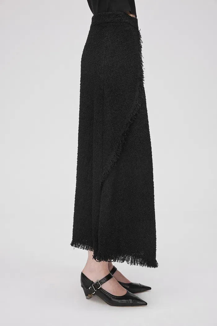 Edy Fringed Midi Skirt in Lightweight Tweed sold by Fabrique product image thumbnail 5