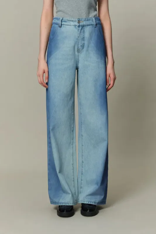 Halo Smudged Contrast Jeans sold by Fabrique