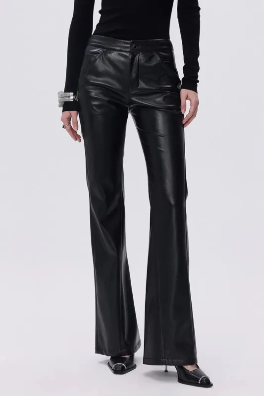 Gal Flare Pants in Vegan Leather sold by Fabrique
