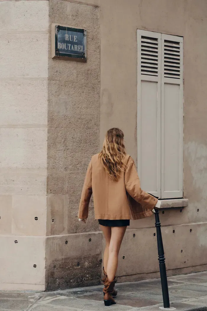 Shirley Quilted Jacket in Cotton Corduroy sold by Fabrique product image thumbnail 3