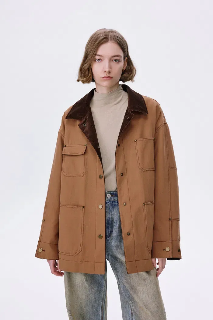 Shirley Quilted Jacket in Cotton Corduroy sold by Fabrique product image thumbnail 4