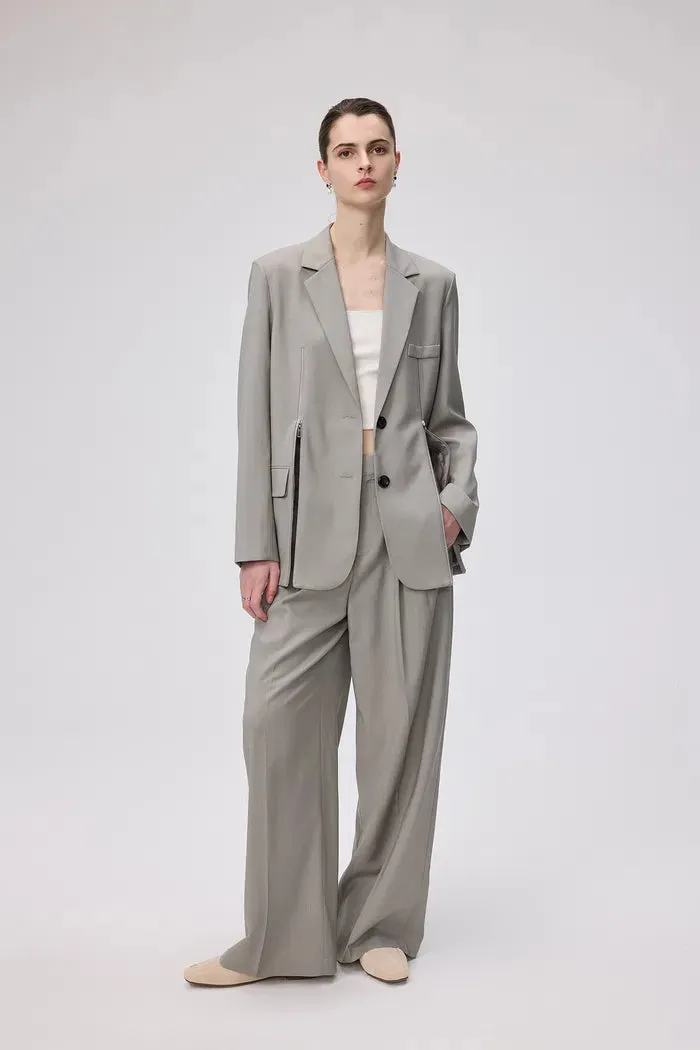 Bug Wide Leg Pants in Worsted Wool Blend sold by Fabrique product image thumbnail 3