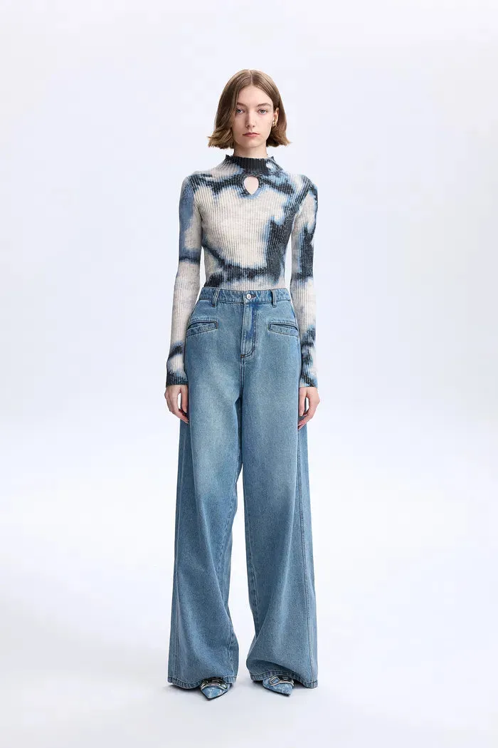 Ink Fitted Knit Top in Lightweight Cotton Knit sold by Fabrique product image thumbnail 3