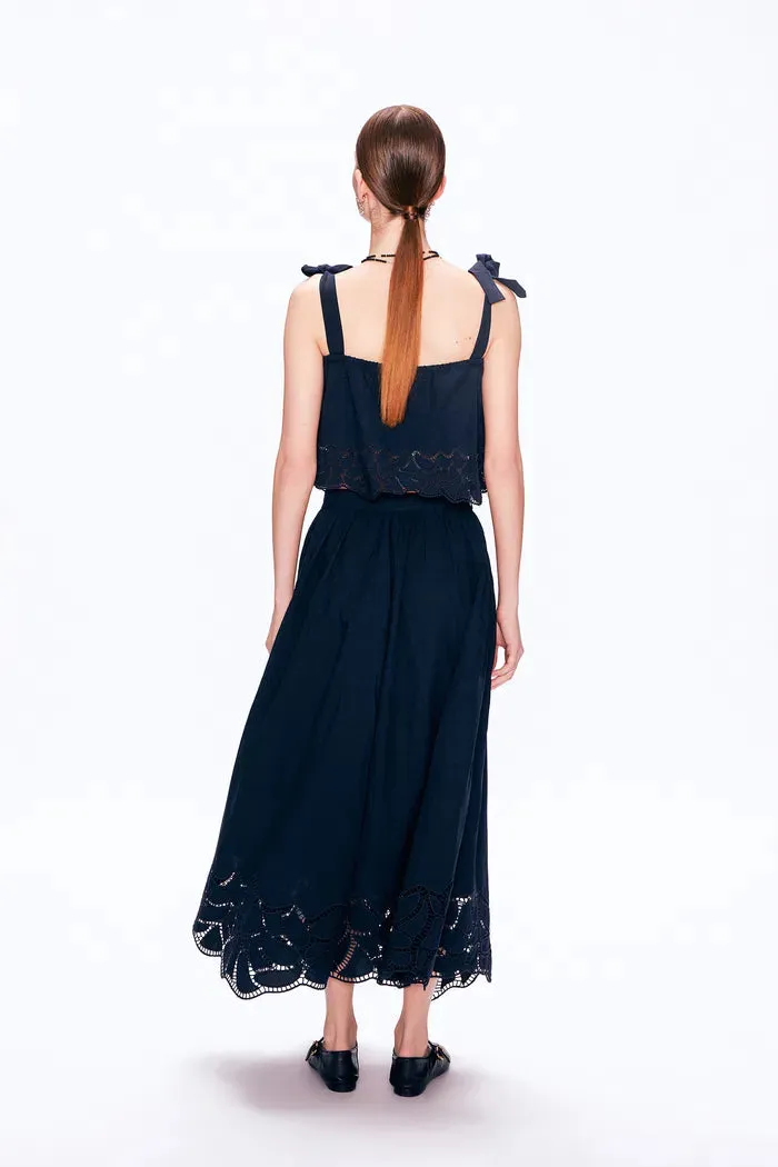 Sofia Embroidery Sleeveless Top and Skirt Set sold by Fabrique product image thumbnail 5