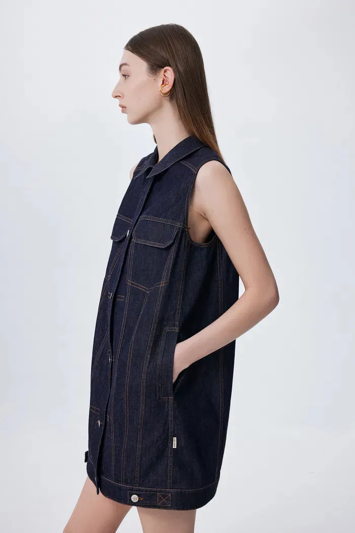 Millie Dress in Tencel Denim sold by Fabrique product image thumbnail 5