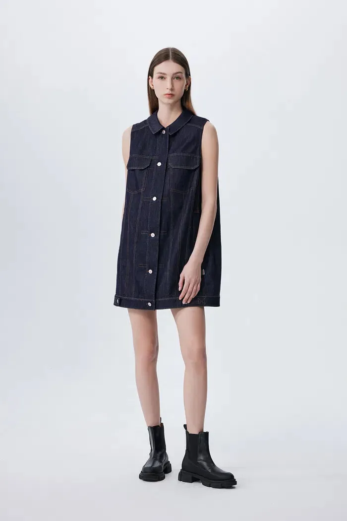 Millie Dress in Tencel Denim sold by Fabrique product image thumbnail 3