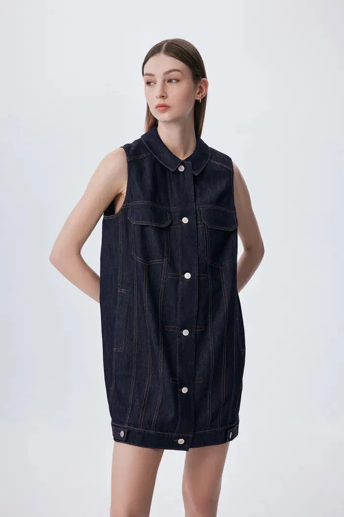 Millie Dress in Tencel Denim sold by Fabrique product image thumbnail 4