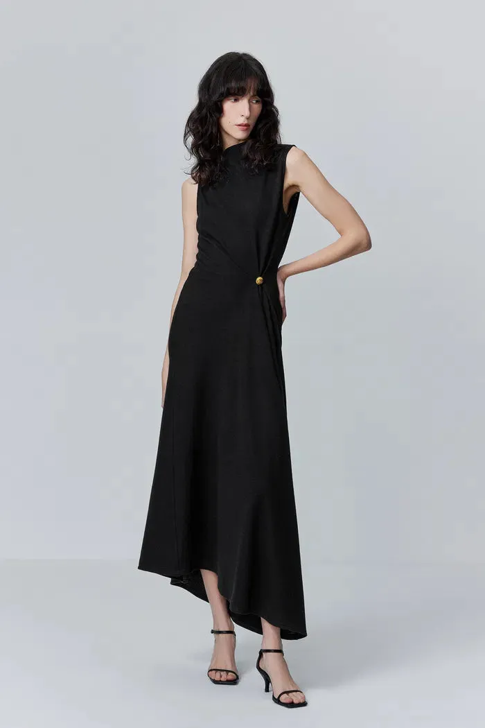 Eunice Pleated Dress in Wool Blend sold by Fabrique product image thumbnail 4