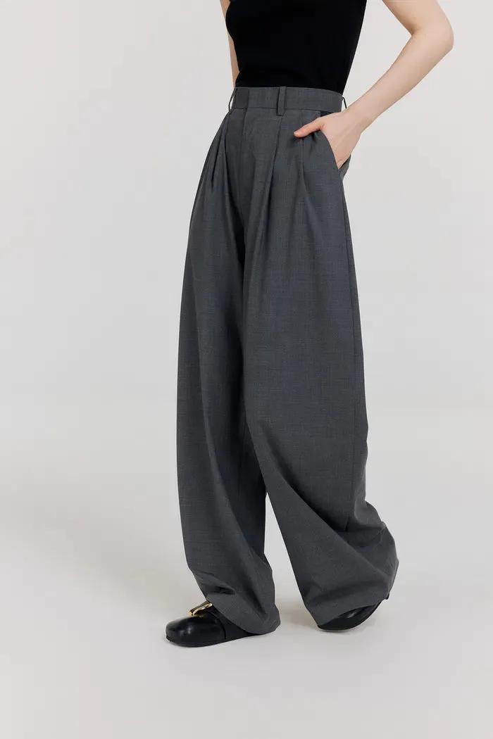 Axel Pleated Pants in Wool Blend sold by Fabrique product image thumbnail 5