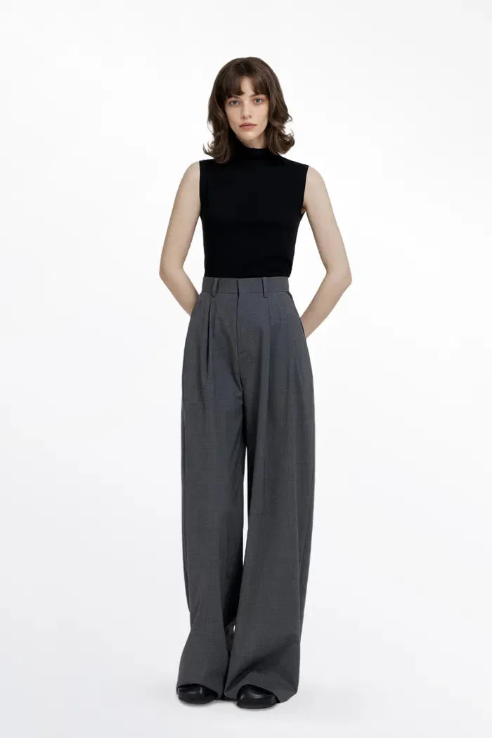 Axel Pleated Pants in Wool Blend sold by Fabrique product image thumbnail 2