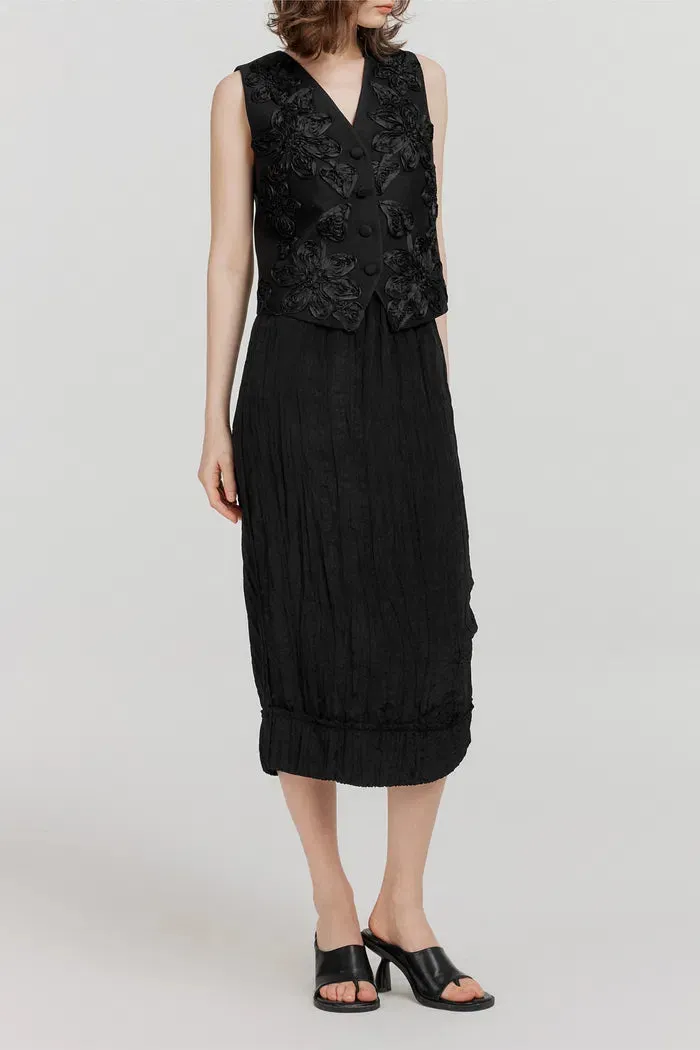 Engrave Silk-Wool Blend Embroidered Vest sold by Fabrique product image thumbnail 4