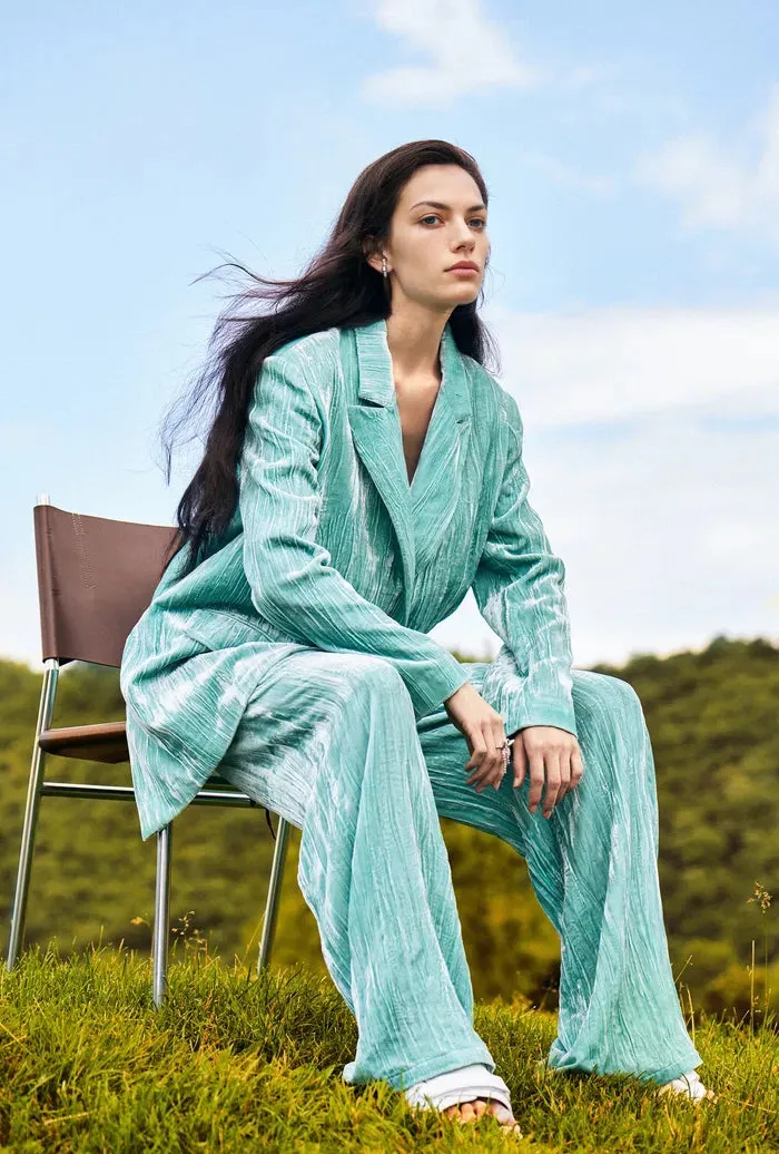 Dark Night Blazer in Silk Velvet sold by Fabrique product image thumbnail 3