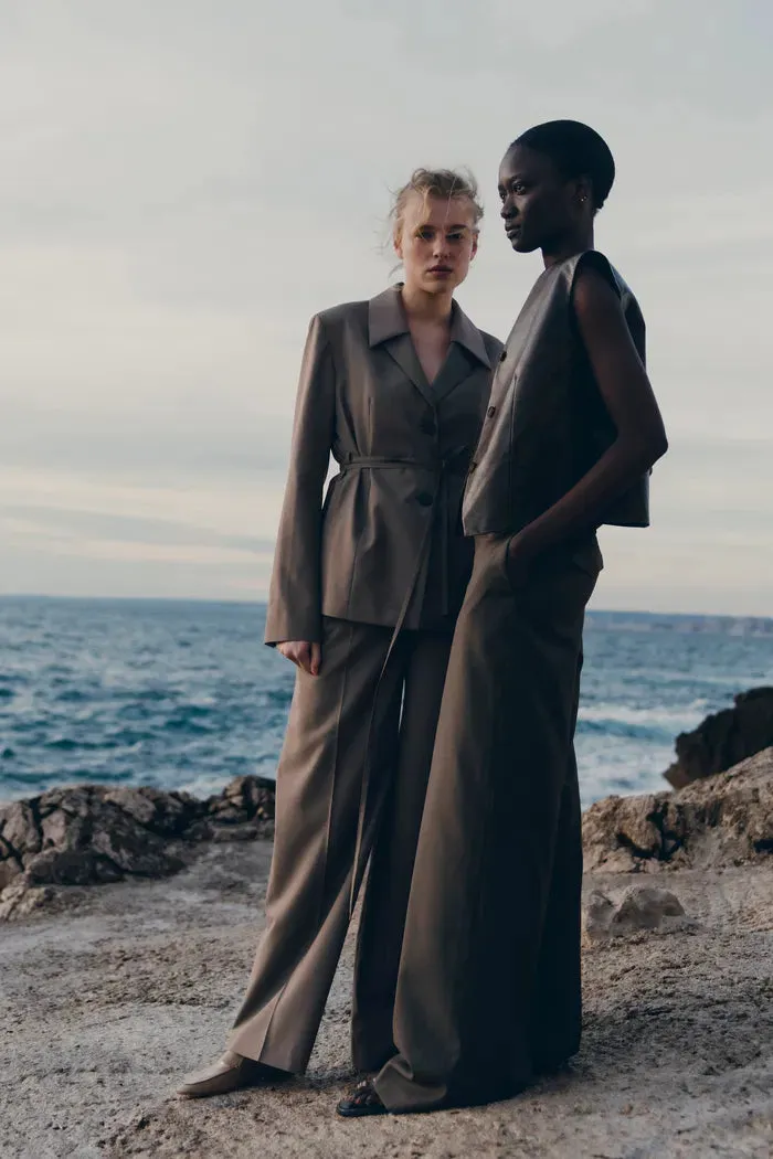 Alba Belted Blazer in Wool Blend sold by Fabrique product image thumbnail 5