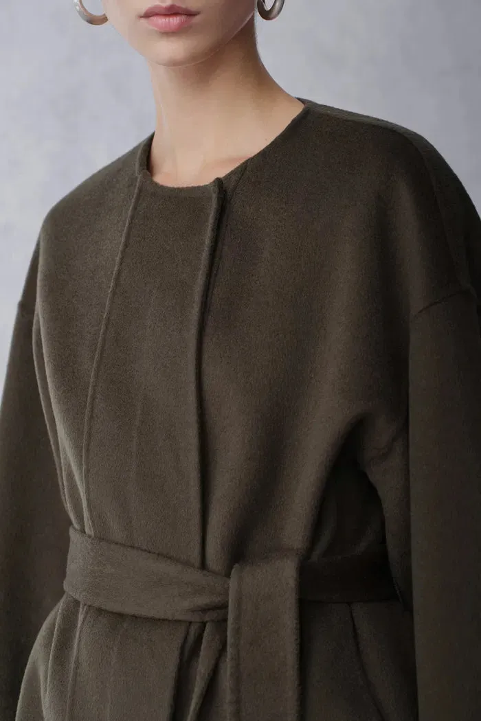 Ryan Wool Short Coat in Double Face Merino Cashmere sold by Fabrique product image thumbnail 5