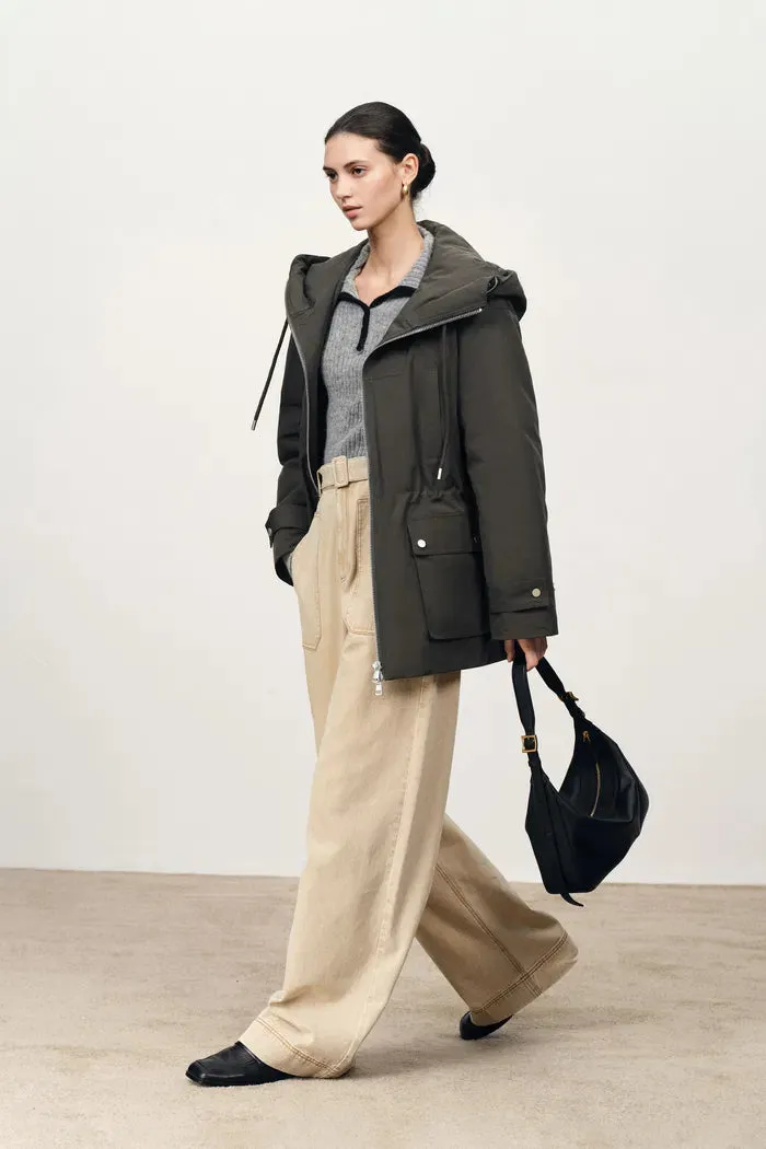 Iona Down Jacket in Triple-Protection Cotton Blend sold by Fabrique product image thumbnail 4