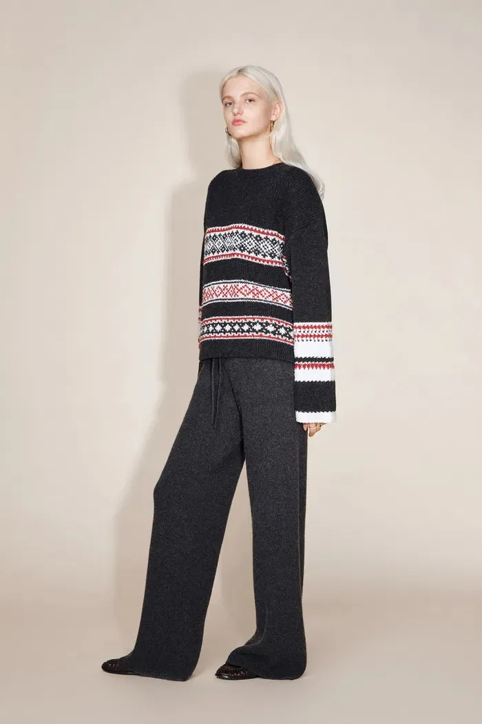 Vivi Wide Leg Pants in Merino Wool Knit sold by Fabrique product image thumbnail 3