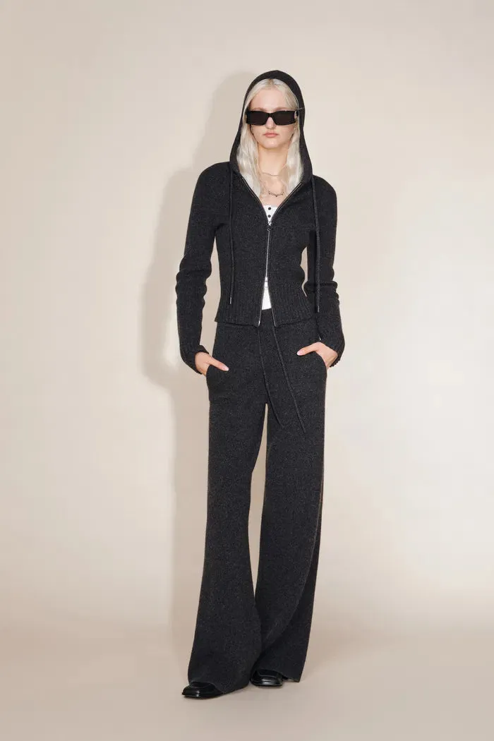 Vivi Wide Leg Pants in Merino Wool Knit sold by Fabrique product image thumbnail 4