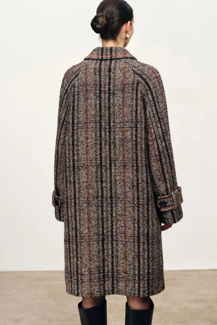 Oakley Check Coat in Merino Wool Tweed sold by Fabrique product image thumbnail 4