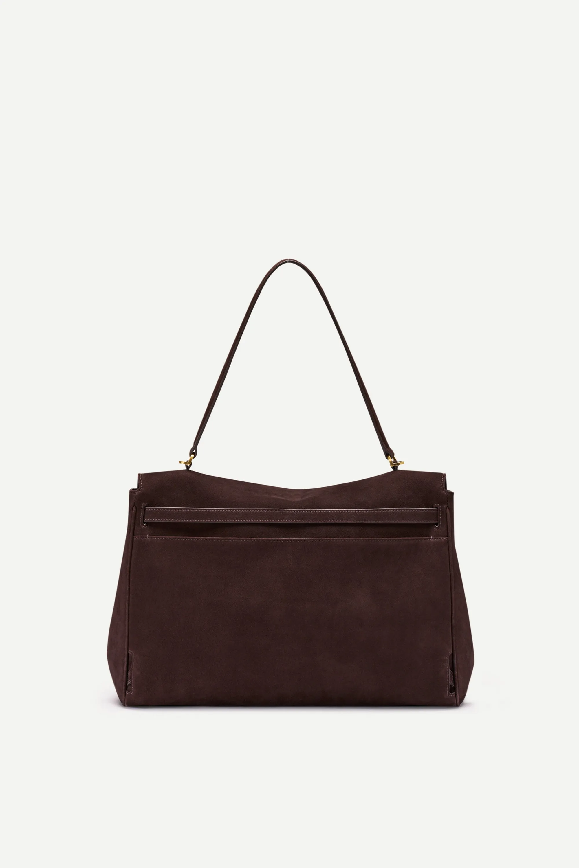 Rialto Double Flap Handbag in Top-Grain Nubuck Leather sold by Fabrique product image thumbnail 2