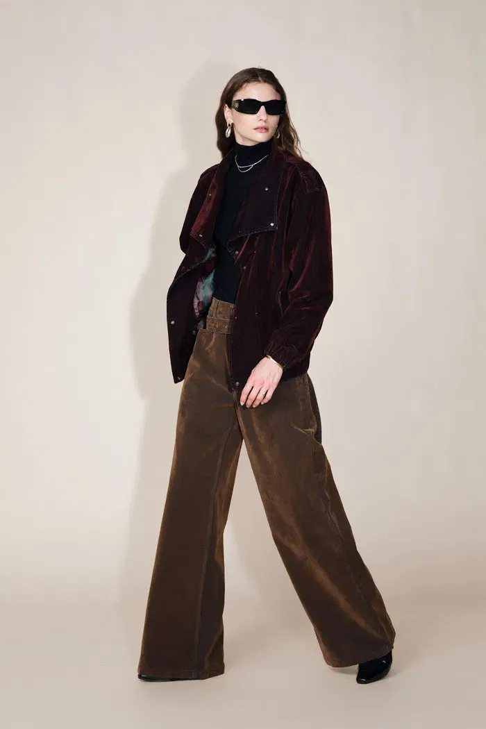 Taylor Detachable Belt Flocked Jeans in Cotton Denim sold by Fabrique product image thumbnail 3