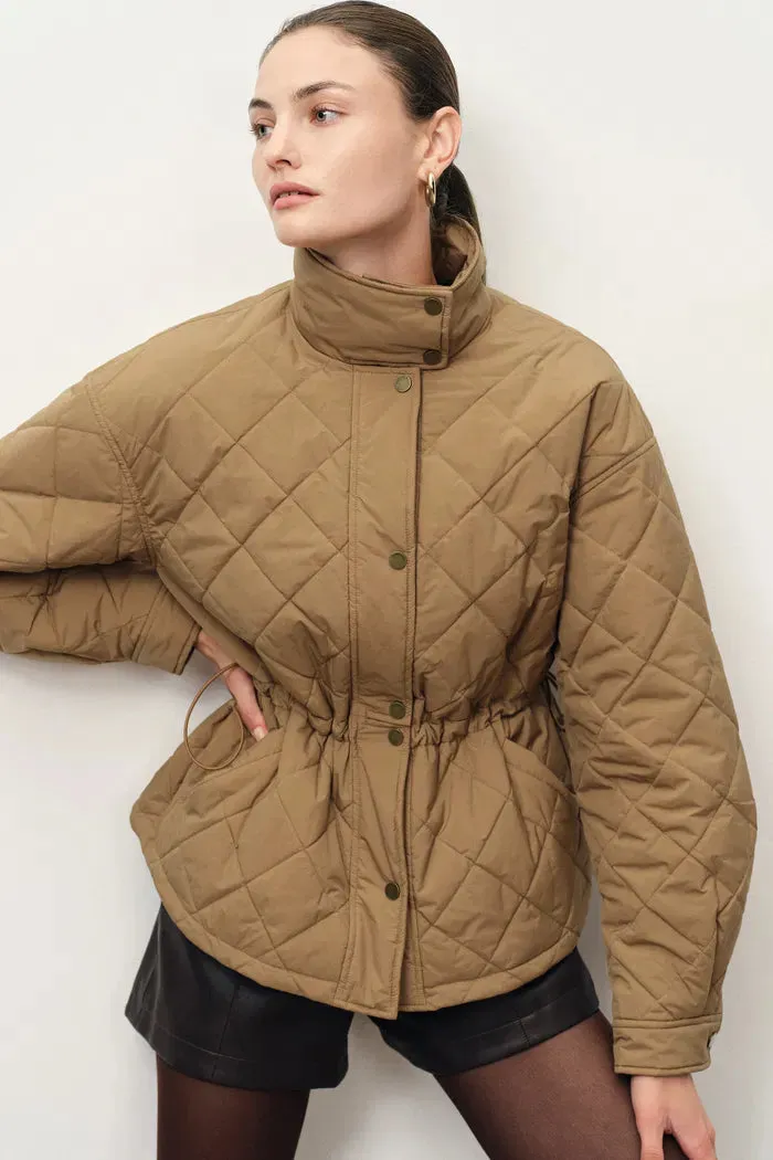 Lauren Adjustable Waist Quilted Jacket in High-Density Nylon sold by Fabrique product image thumbnail 5