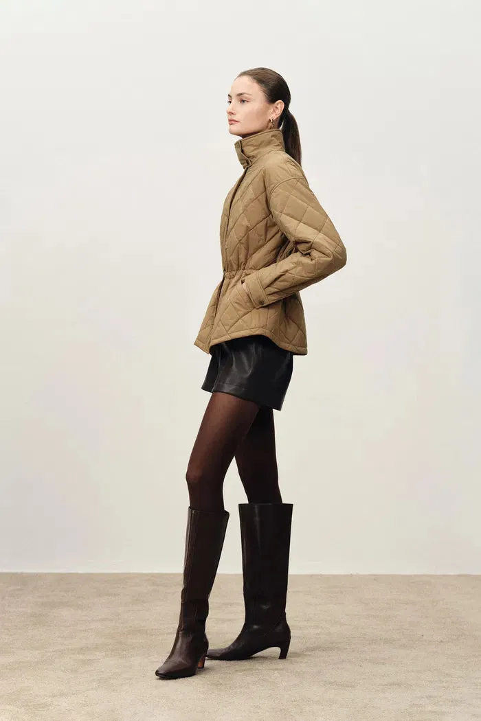 Lauren Adjustable Waist Quilted Jacket in High-Density Nylon sold by Fabrique product image thumbnail 3