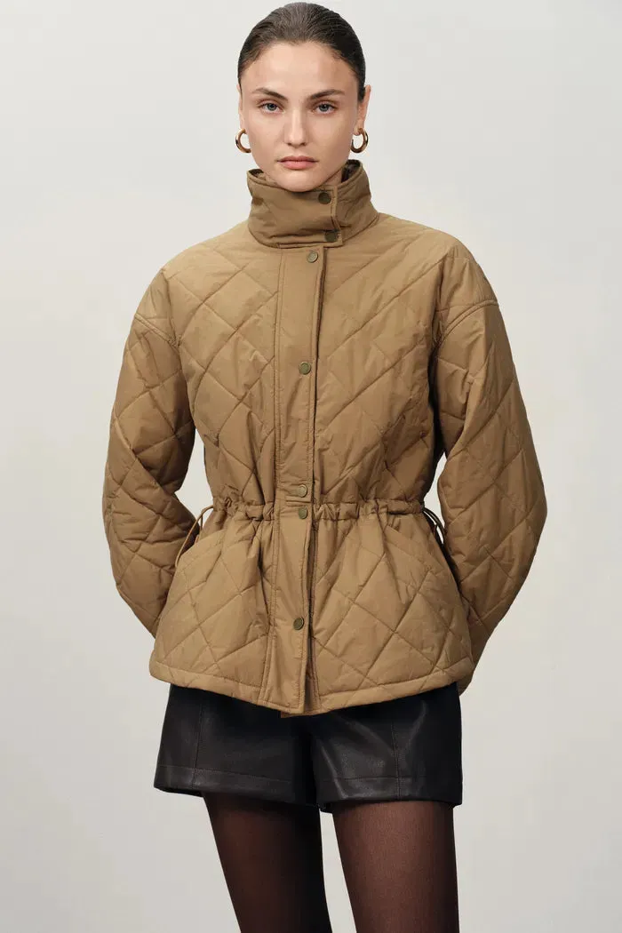 Lauren Adjustable Waist Quilted Jacket in High-Density Nylon sold by Fabrique product image thumbnail 4