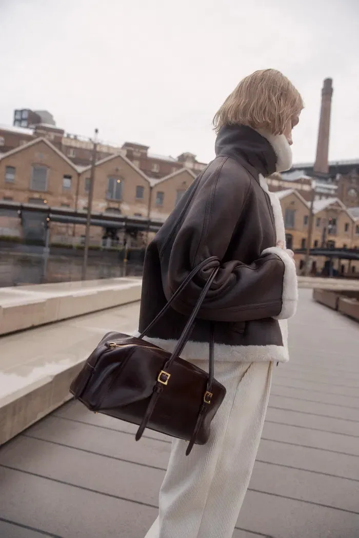 Quinn Short Jacket in Faux Shearling sold by Fabrique product image thumbnail 5