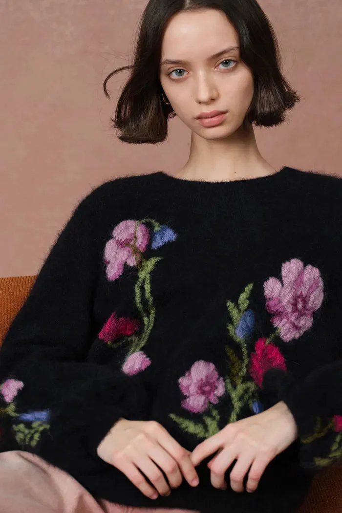 Rhoeadine 3D Jacquard Embroidered Sweater sold by Fabrique product image thumbnail 5