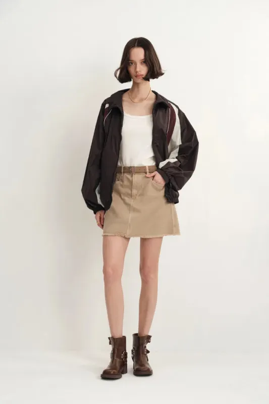 Kari Lightweight Windbreaker Jacket in Ultra-Light Nylon made by Fabrique