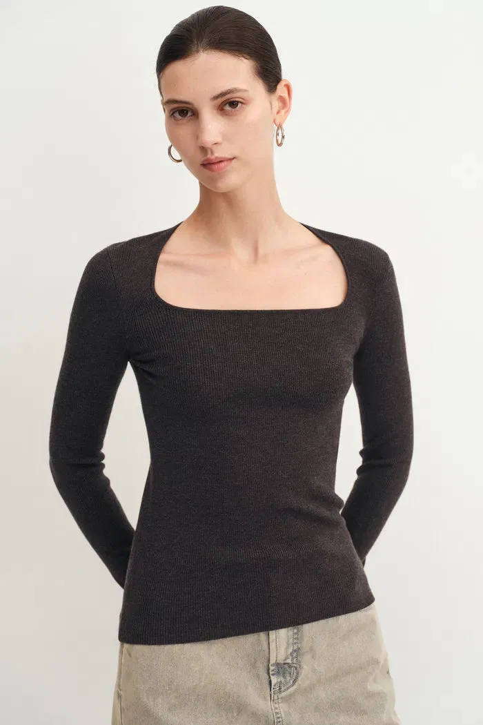 Etro Square Neck Sweater in Merino Wool Knit sold by Fabrique product image thumbnail 4