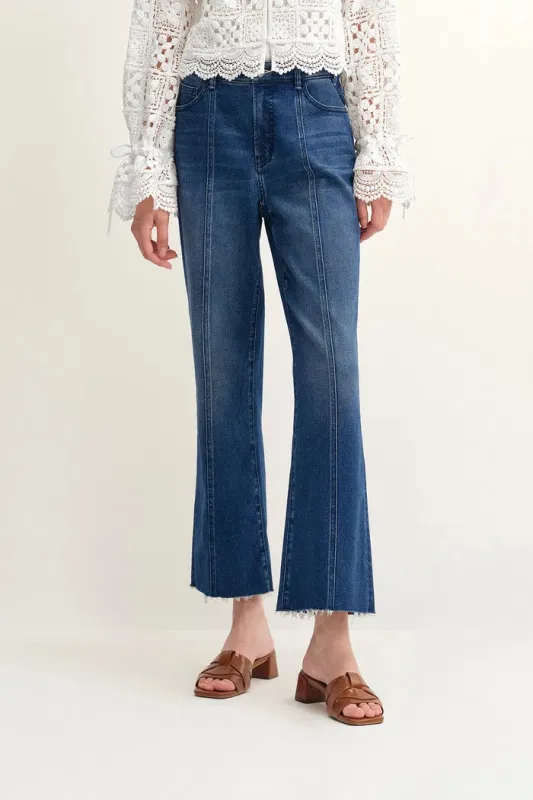 Dolly Bootcut Jeans in Stretch Denim sold by Fabrique