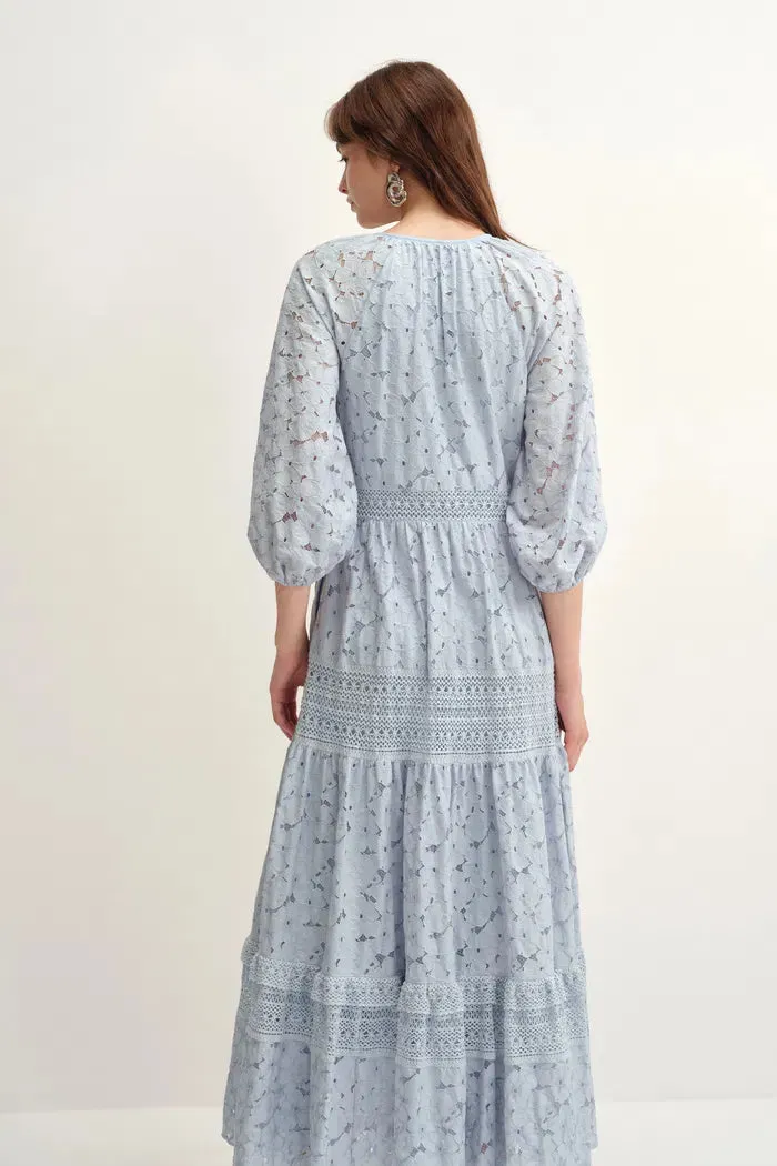 Nora Laced Open Knit Midi Dress sold by Fabrique product image thumbnail 2