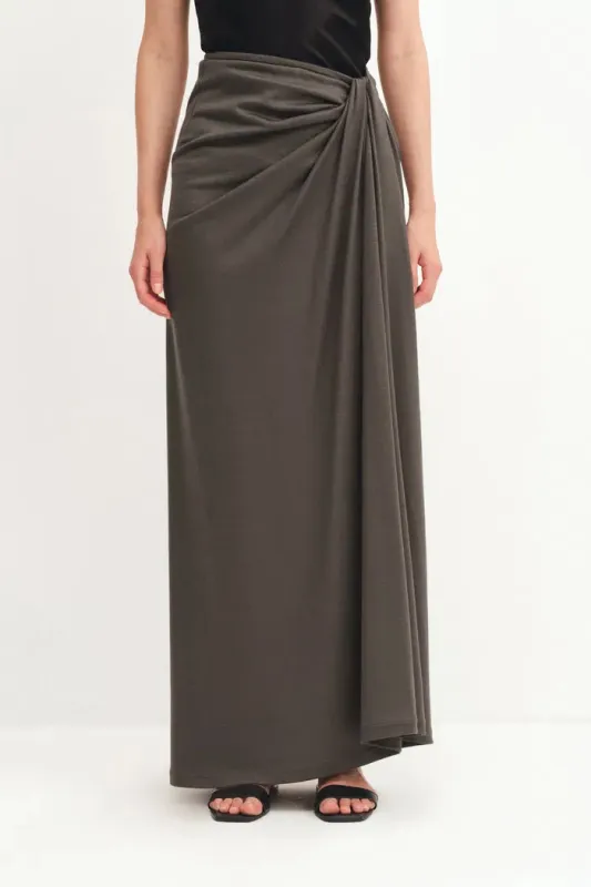 Kari Skirt in Lightweight Merino Knit sold by Fabrique