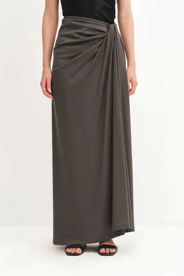 Kari Skirt in Lightweight Merino Knit sold by Fabrique