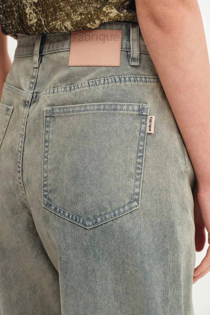 Thalia Devoré Jeans in Composite Denim sold by Fabrique product image thumbnail 5