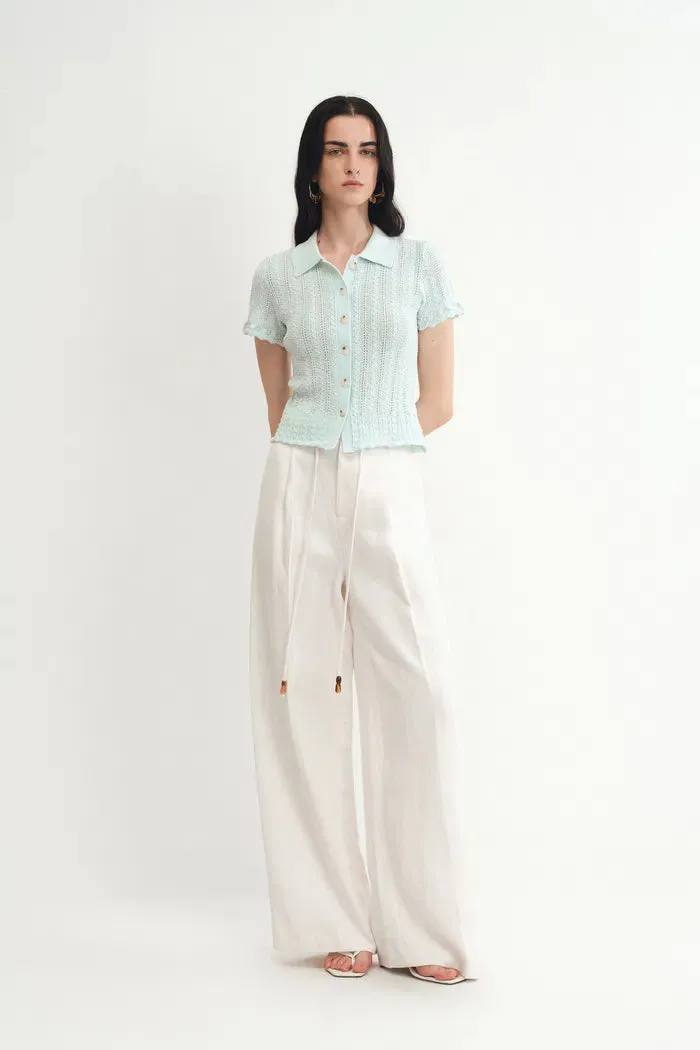 Daisy Top in Dry Cotton Blend Knit sold by Fabrique