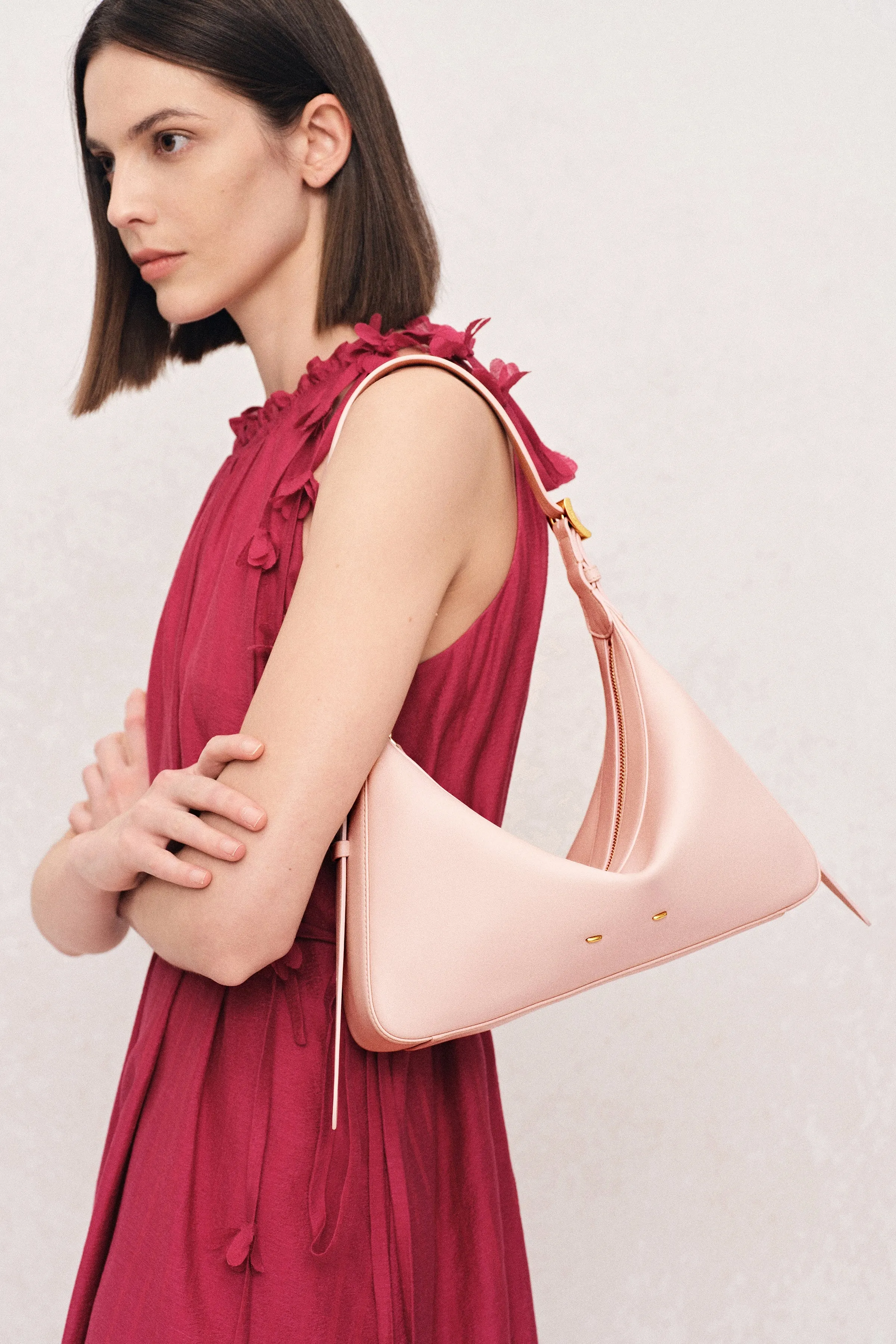 Navigli Shoulder Hobo Bag in Nappa Calfskin sold by Fabrique product image thumbnail 5