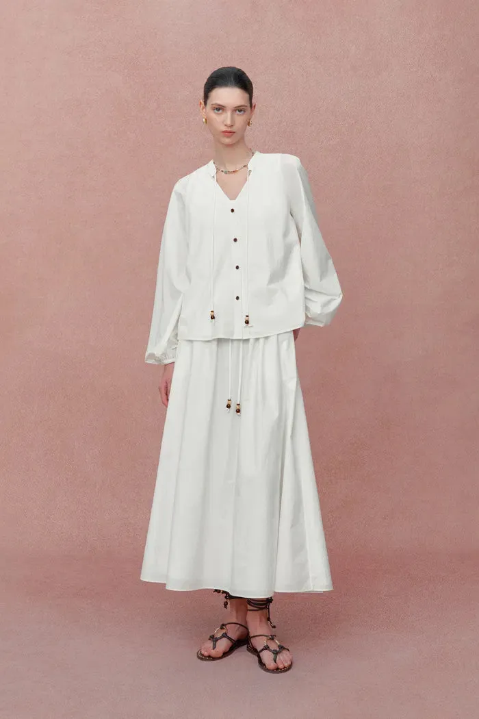 Mignon Top and Maxi Skirt Matching Set in UPF 200+ Cotton-Feel Sun Protection sold by Fabrique