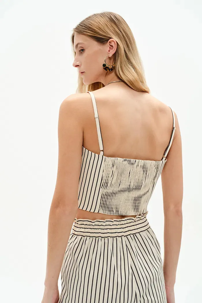 Ohio Cropped Tank Top and Shorts in Cotton Poplin sold by Fabrique product image thumbnail 3