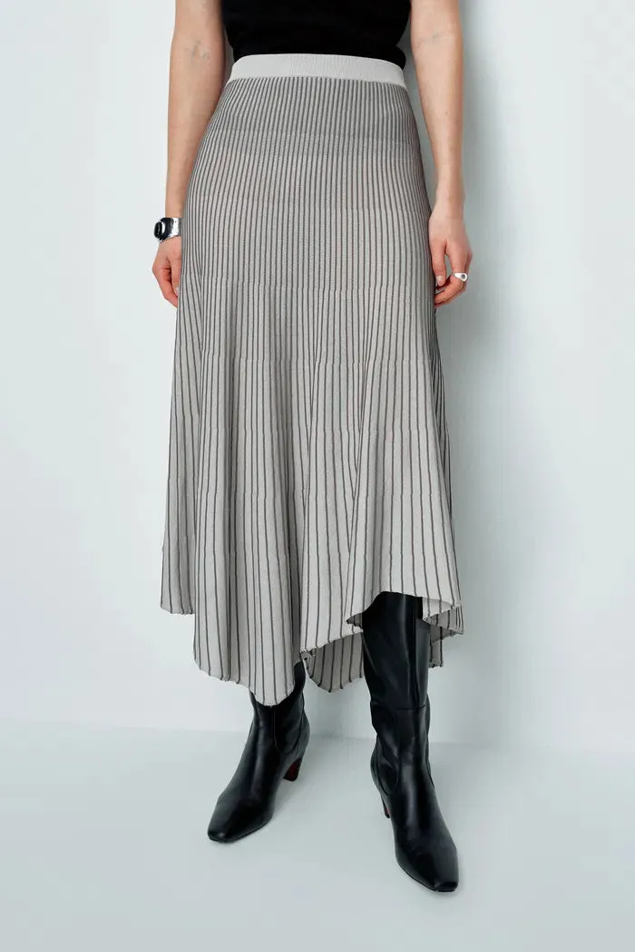 Freya Skirt in Summer Stretch Yarn Knit sold by Fabrique