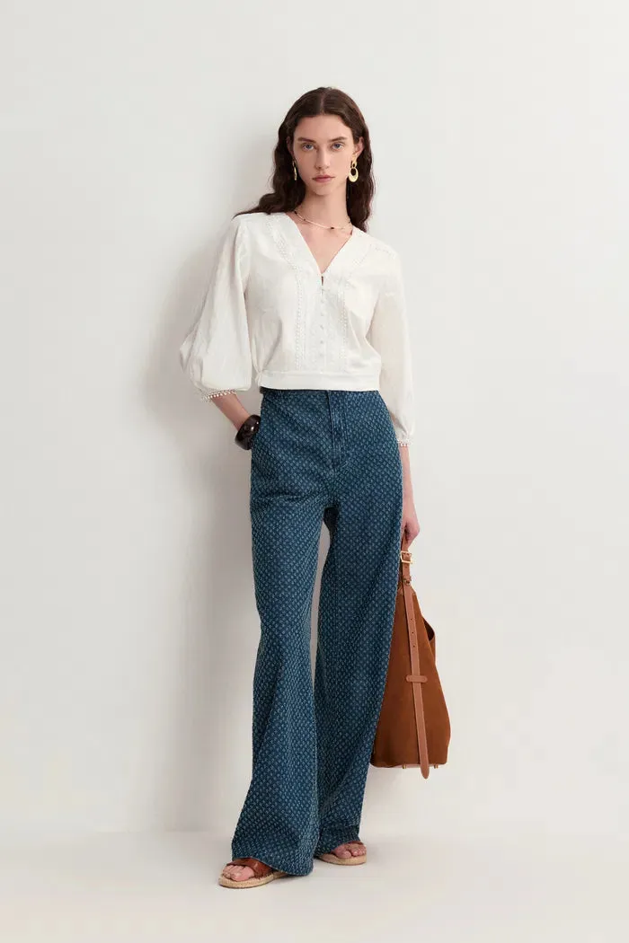 Sunny Wide Leg Jeans in Cotton Denim sold by Fabrique product image thumbnail 2