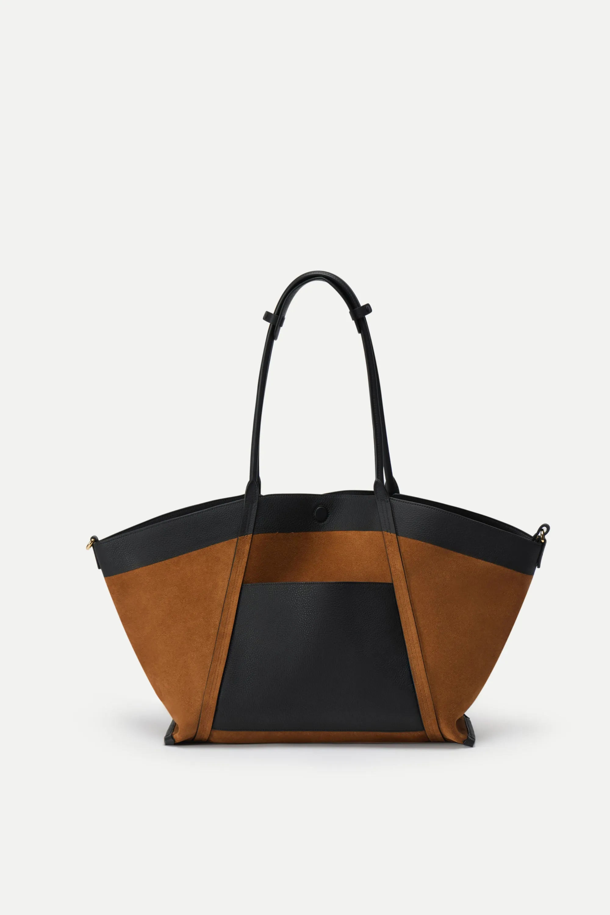 Brera Convertible Tote Bag Large in Full Grain Leather and Suede sold by Fabrique product image thumbnail 2