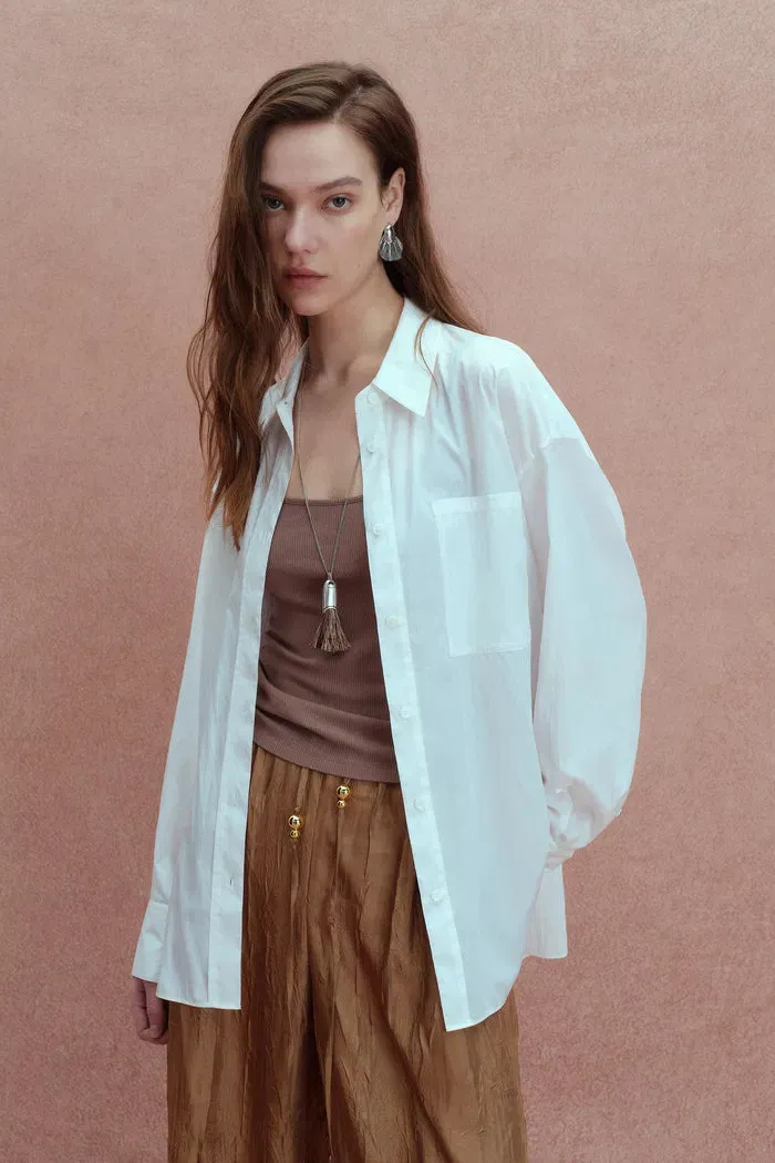 Anja Oversized Shirt in UPF50+ Sun Protection Fabric sold by Fabrique product image thumbnail 4