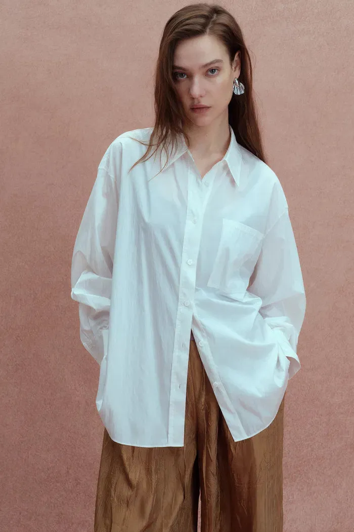 Anja Oversized Shirt in UPF50+ Sun Protection Fabric sold by Fabrique product image thumbnail 2